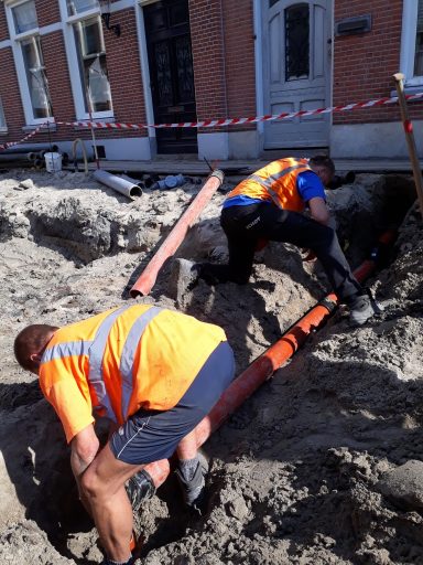 huisaansluiting toussaintstraat emmakwartier Aanleggen van een huisaansluiting in de Toussaintstraat