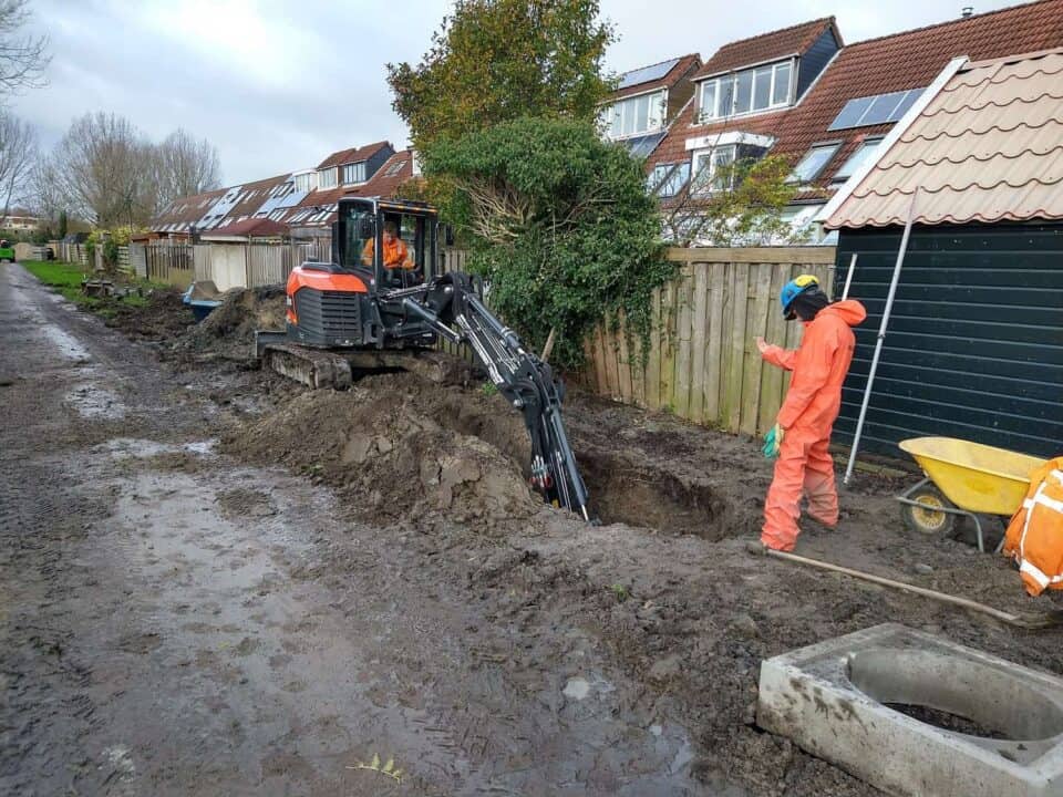 drainage infiltratie Daalmeerpad Alkmaar 1
