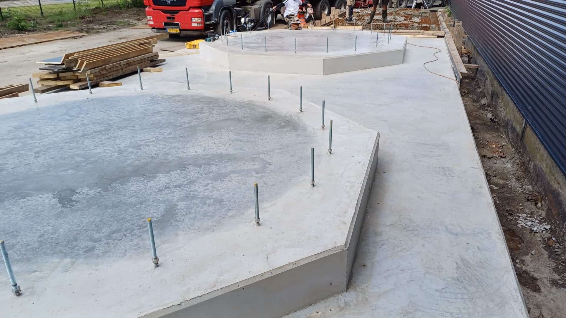 Contitank Verborg Farmsum funderings silo opslagtank boorpalen terrein verharding 5