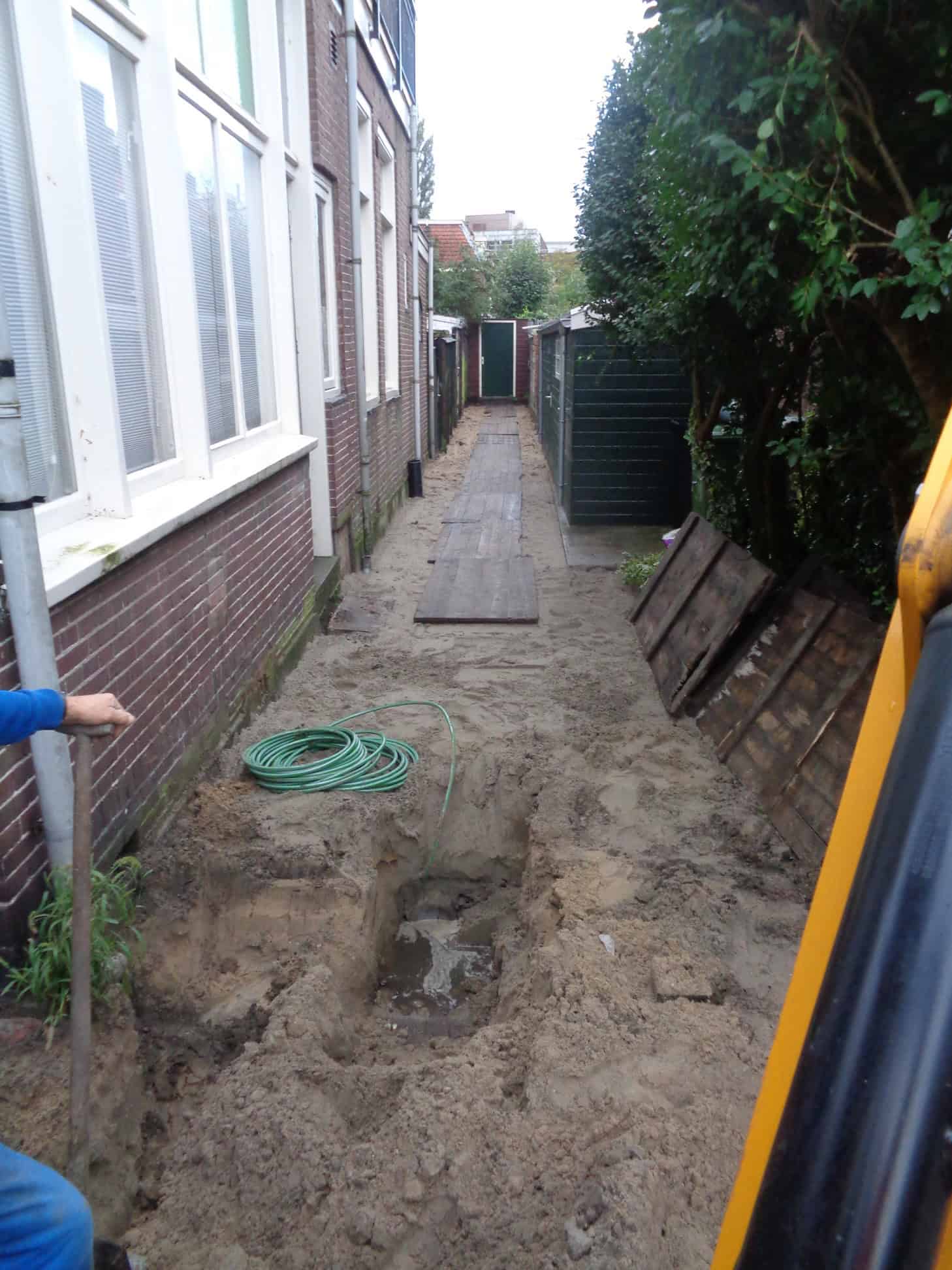 zaandam herengracht botenmakerstraat steeg wateroverlast elektrisch groene bouwkracht 1