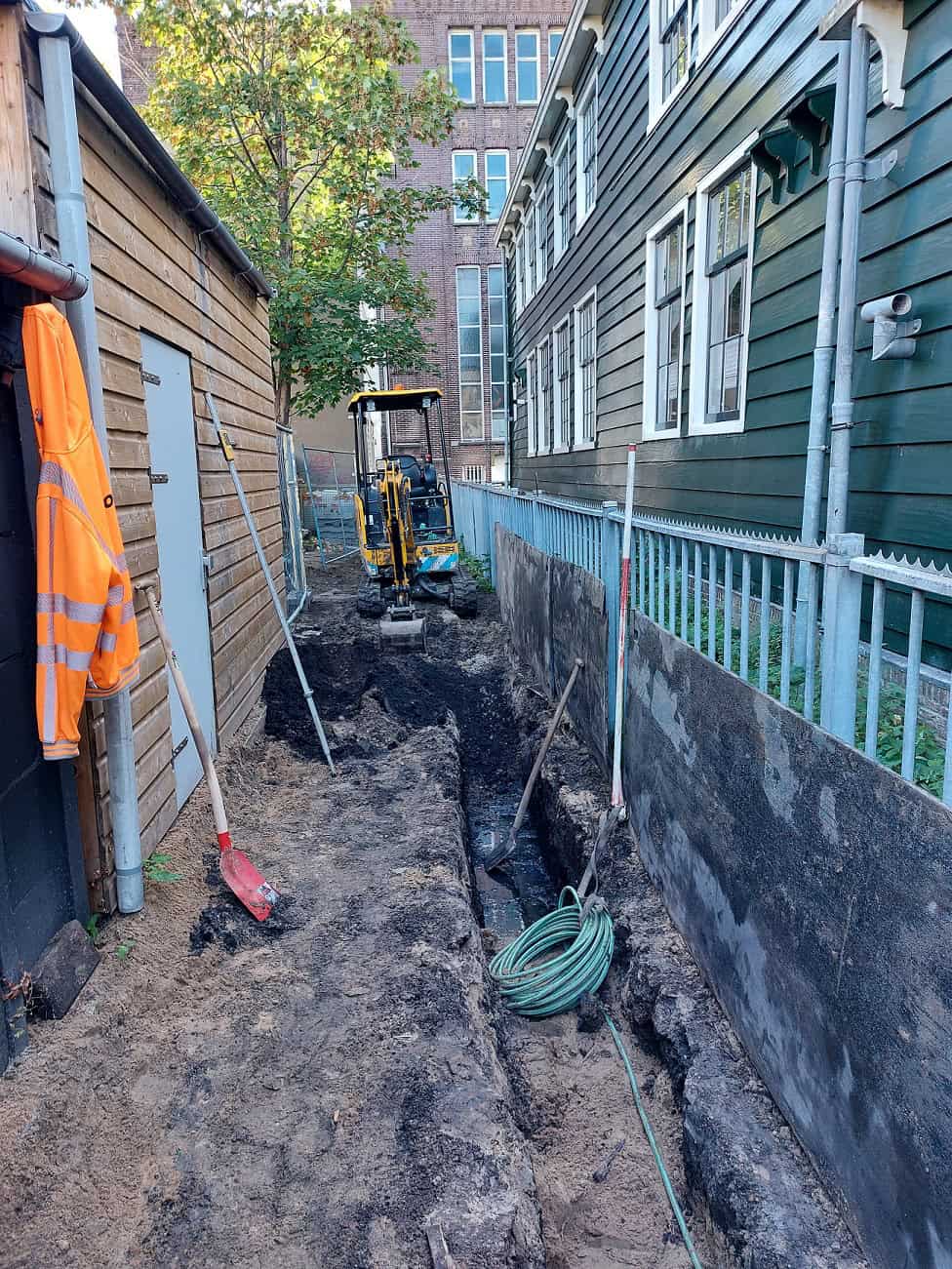 zaandam herengracht botenmakerstraat steeg wateroverlast elektrisch groene bouwkracht 5